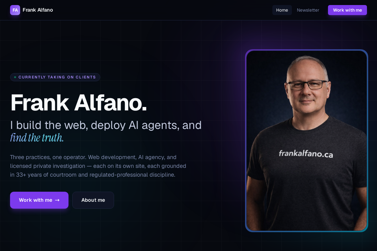 Frank Alfano screenshot