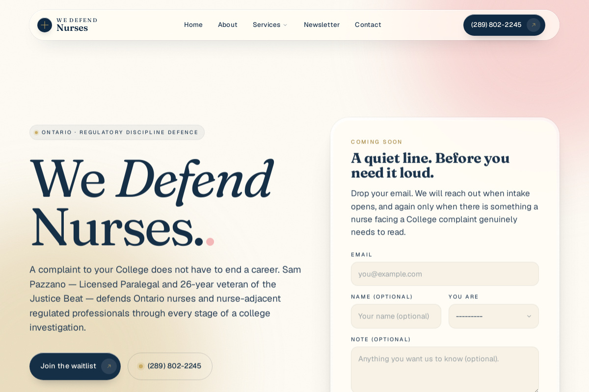 We Defend Nurses screenshot